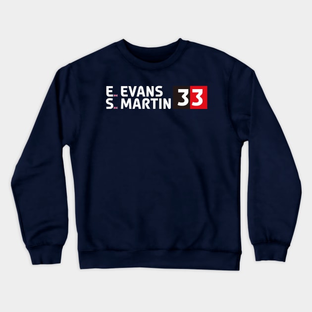 Elfyn Evans/Scott Martin Crewneck Sweatshirt by SteamboatJoe